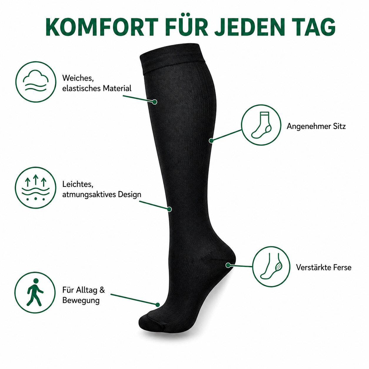 Kompressionsstrümpfe Performance