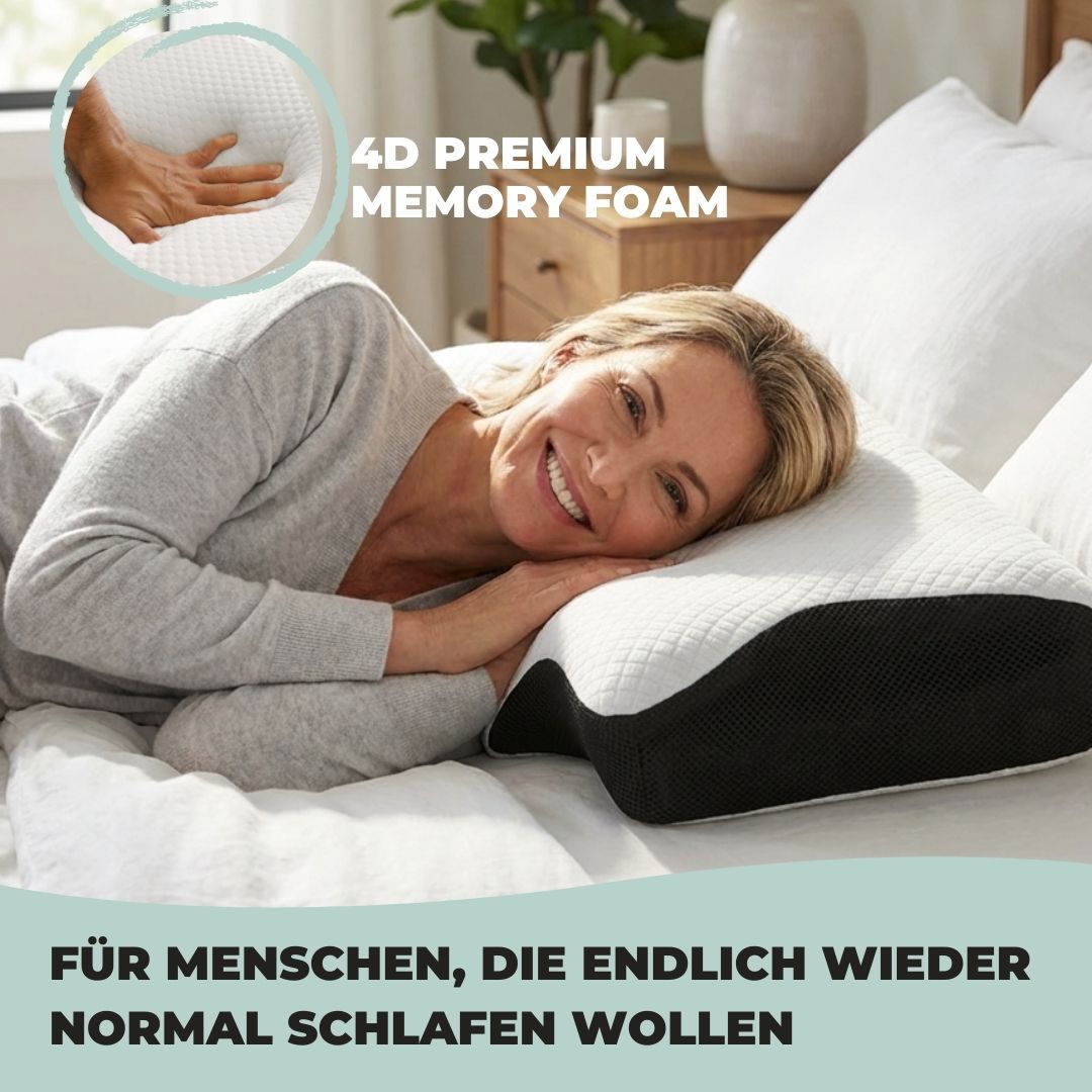 OrthoDream® Orthopädisches Kissen mit Memory-Foam