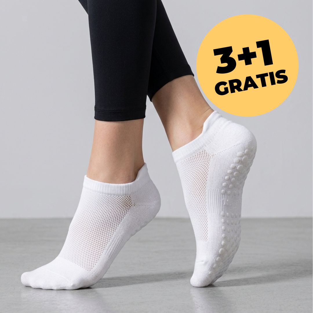 Pilates Socken aus Baumwolle I knöchellang