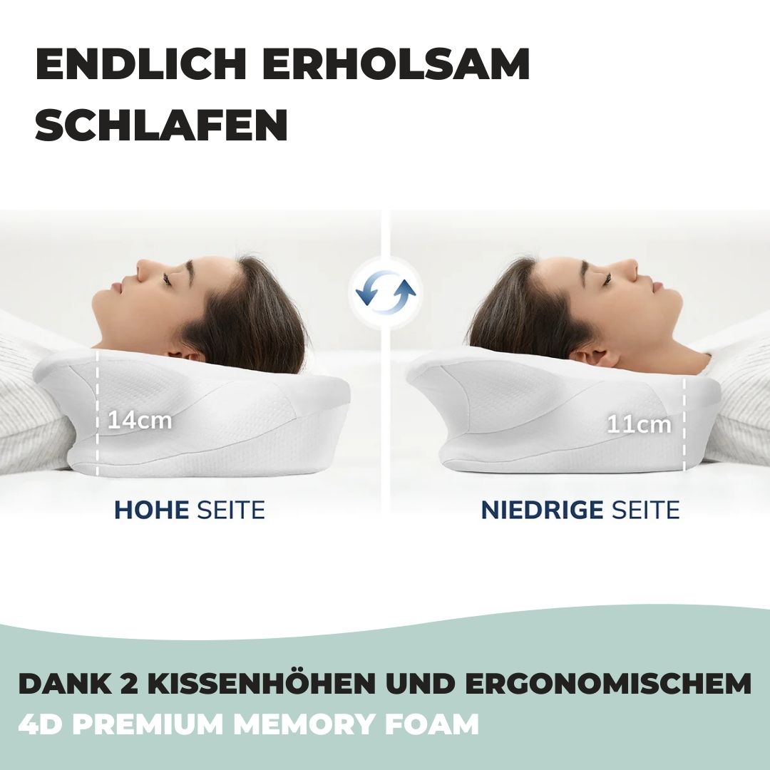 OrthoDream® Orthopädisches Kissen mit Memory-Foam