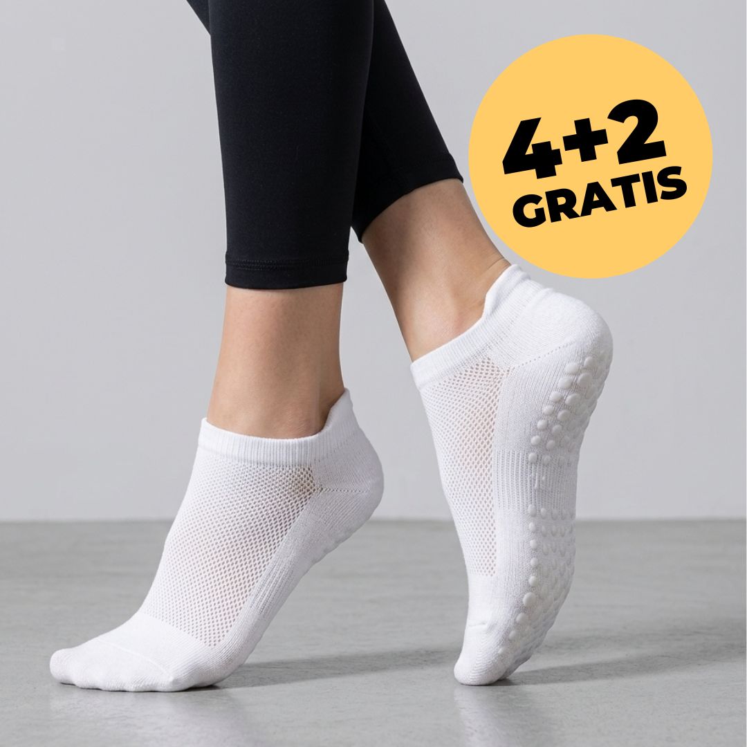Pilates Socken aus Baumwolle I knöchellang