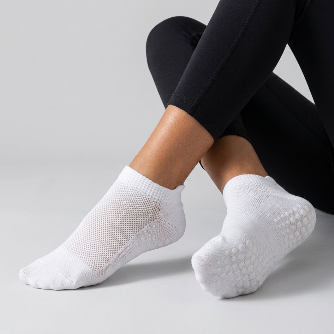 Pilates Socken aus Baumwolle I knöchellang